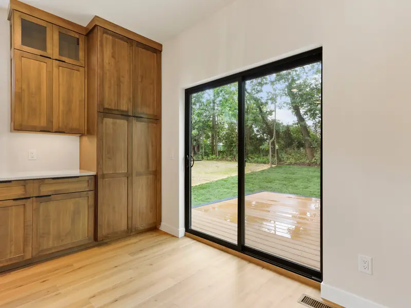 Custom Kitchen with Expansive Patio Doors